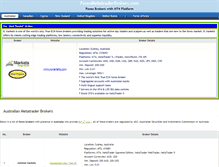 Tablet Screenshot of forexmetatraderbrokers.com